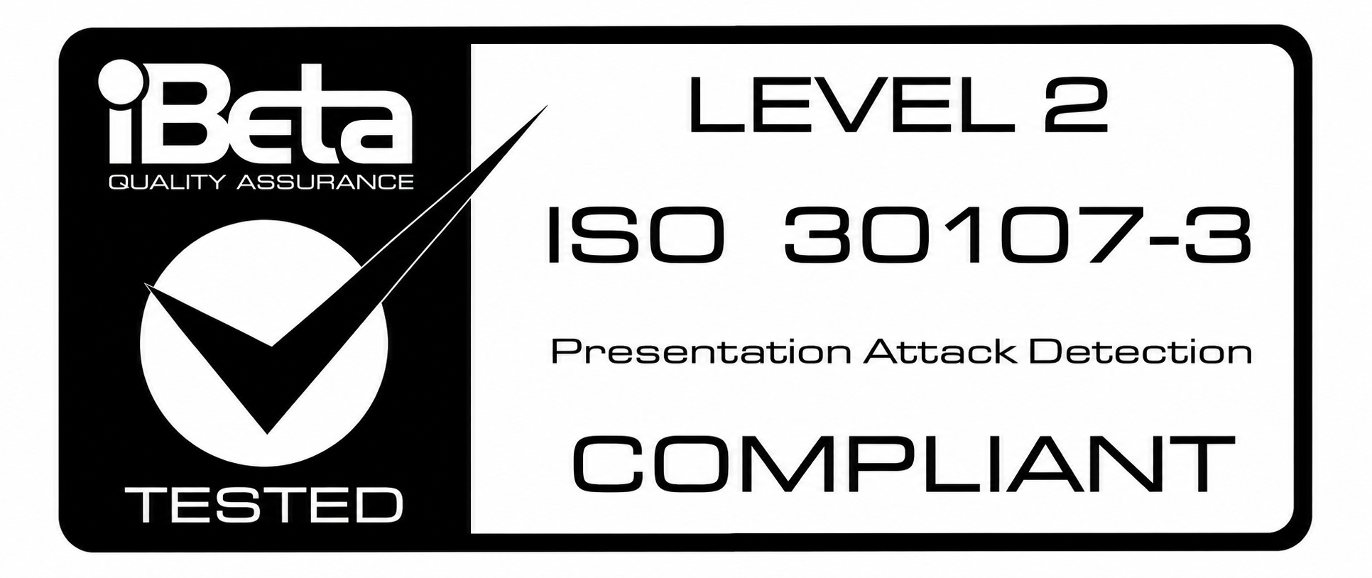 iBeta Level 2 ISO 30107-3 presentation attack detection